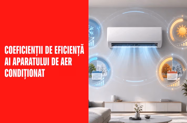 Coeficienții de eficiență energetică ai aparatelor de aer condiționat: ce înseamnă EER, COP, SEER și SCOP