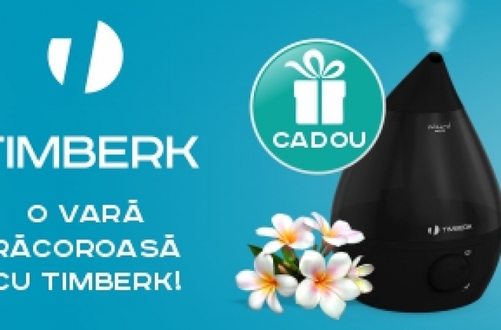 Procurară un aparat de aer condiționat Timberk și beneficiază de cadou umidifacator!