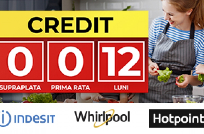 Кредит 0-0-12 на технику Indesit, Ariston, Whirpool!