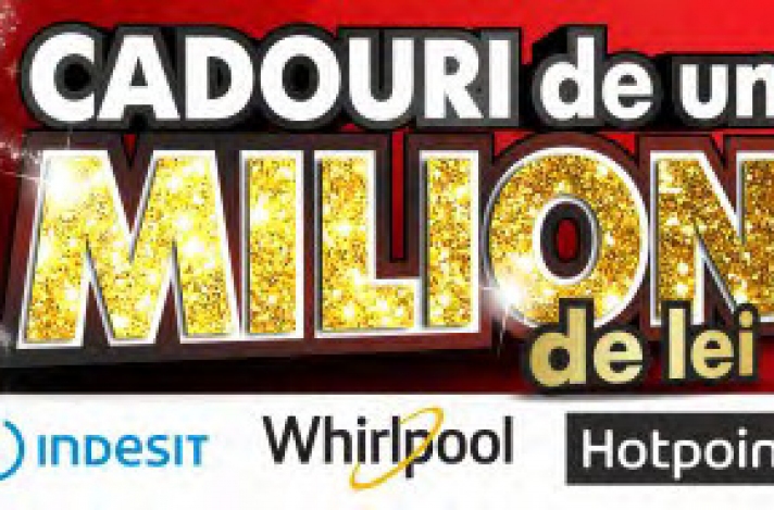 Procură elecrtrocasnice Indesit, Hotpoint-Ariston, Whirpool  de la 4999 lei și participã la loteria momentanã cu primii de un million lei!