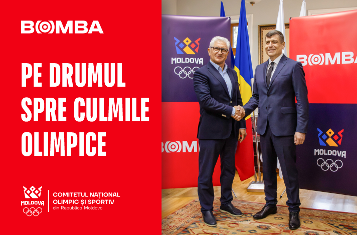 BOMBA susține Mișcarea Olimpică din Moldova