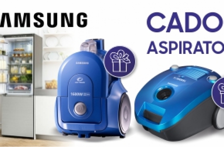 La procurarea frigiderului Samsung beneficiați de cadou aspirator!
