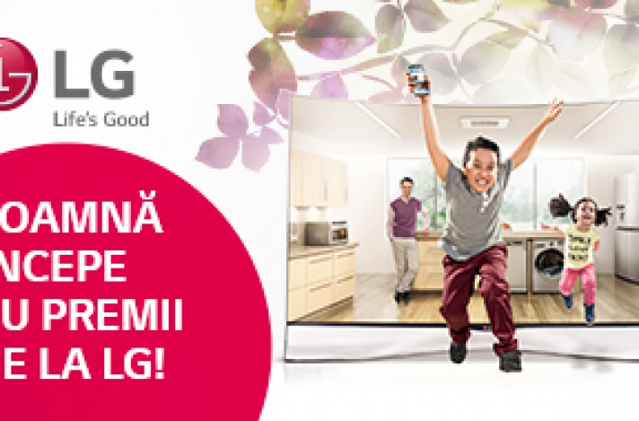 Купи технику LG от 5000 лей и участвуй в беспроигрышной лотерее!        