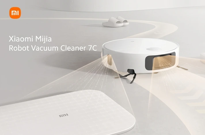 Представлен Xiaomi Mijia 7C: мощный робот-пылесос с инновационной роторной мойкой