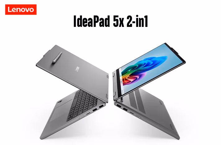 Lenovo выпустила ноутбук-трансформер IdeaPad 5x 2-in-1 на Snapdragon X2 Plus