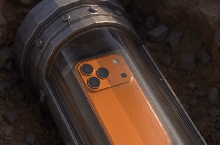 iPhone 17 Pro Max замуровали в капсулу времени на 250 лет