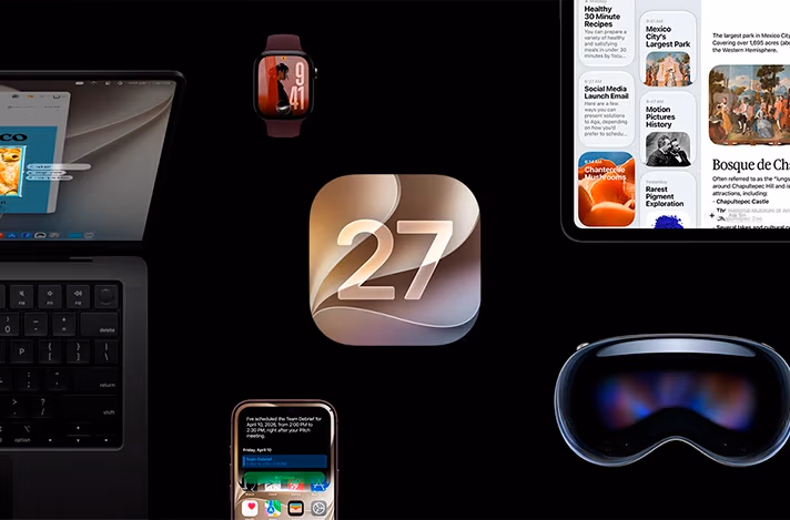 Apple a lansat iOS 27: noua versiune AI a Siri, Liquid Glass actualizat și Apple Intelligence