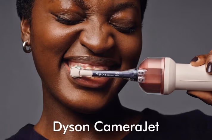 Dyson CameraJet: Первая в мире зубная щетка с камерой, ИИ и встроенным ирригатором