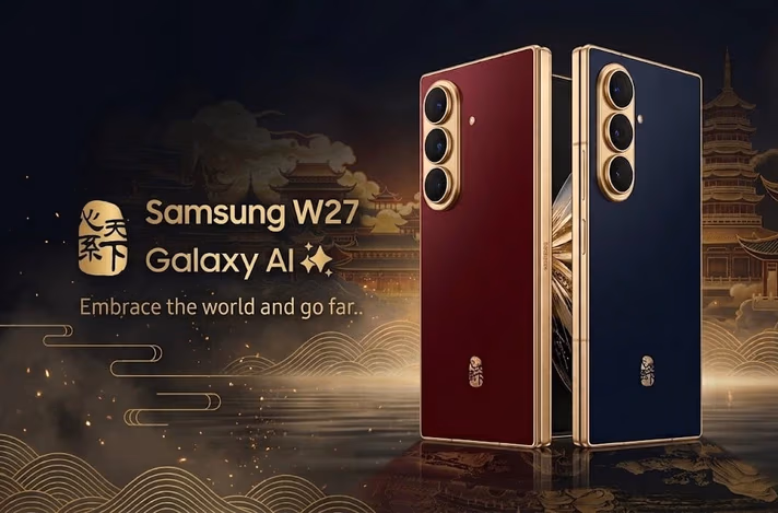 Samsung W27: telefonul pliabil de lux bazat pe Galaxy Z Fold8 Ultra a fost lansat