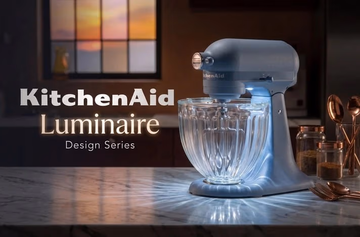 KitchenAid Luminaire: mixerul planetar care pune aluatul într-o nouă lumină 