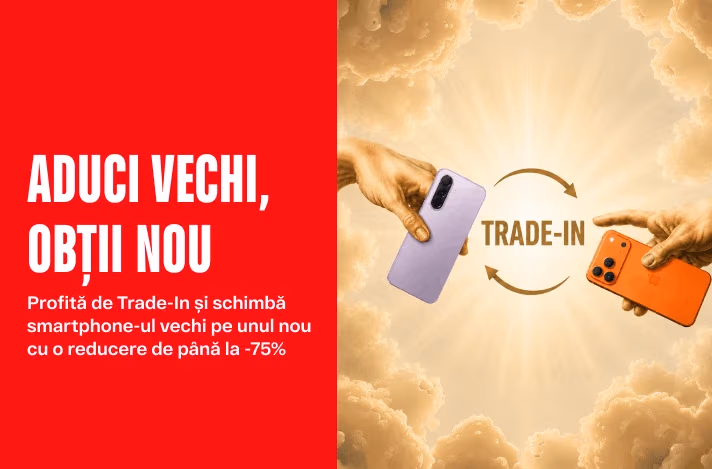 Trade-In, acum la BOMBA: schimbă smartphone-ul vechi pe unul nou