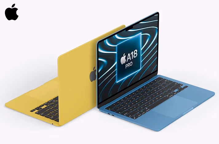 Noul MacBook cu procesor A18 Pro