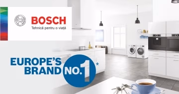 Bosch este marca nr. 1 de aparate electrocasnice mari în Europa