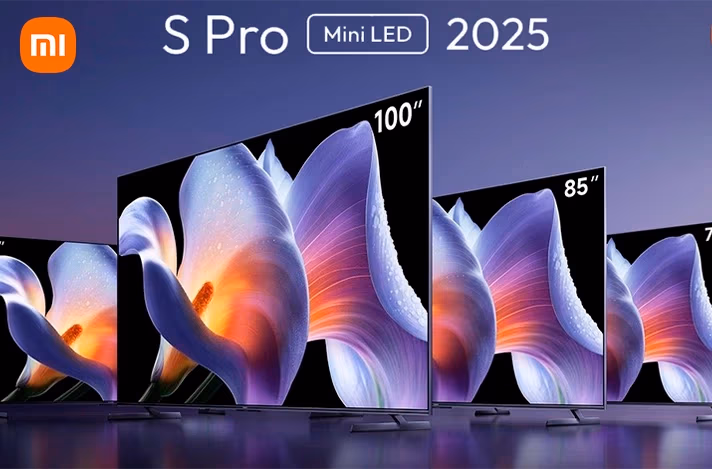 Новые телевизоры Xiaomi S Pro Mini-LED 2025 с ультравысокой яркостью и плавностью изображения