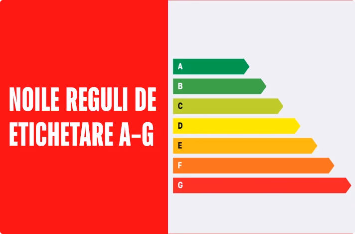 Noile reguli de etichetare energetică: uscătoarele de rufe și echipamentele frigorifice din Moldova trec la clasele A-G