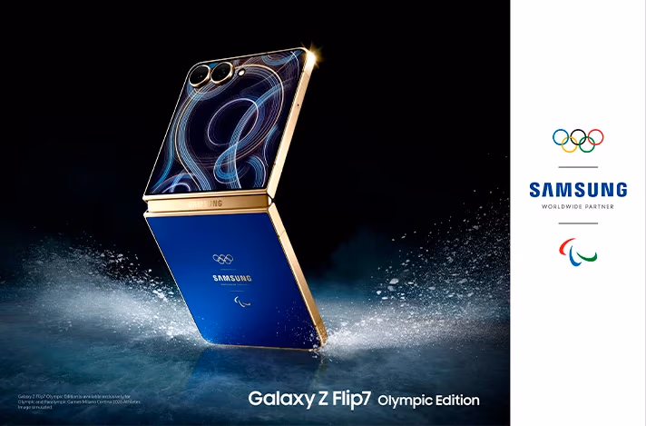 Samsung a dezvăluit Galaxy Z Flip7 pentru Jocurile Olimpice din Milano