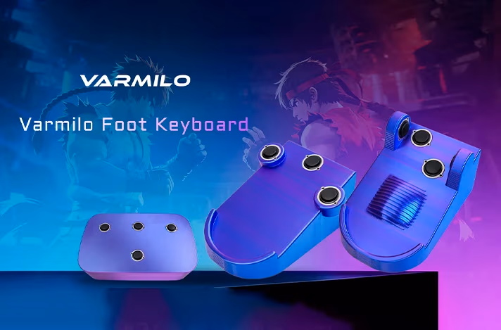 Revoluție în gaming: Varmilo a prezentat tastaturile-pedale pentru picioare