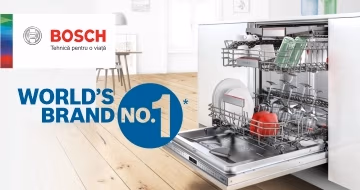Bosch este marca Nr. 1 de mașini de spălat vase pe plan mondial.