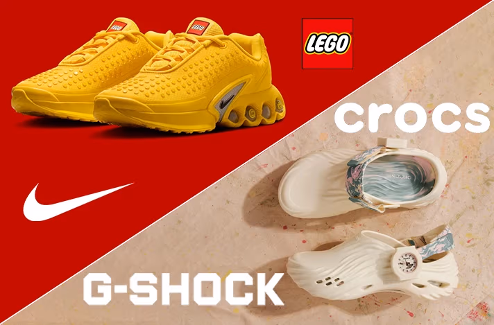 Crocs x G-SHOCK și adidașii LEGO x Nike Air Max Dn — încălțămintea despre care vorbește toată lumea!
