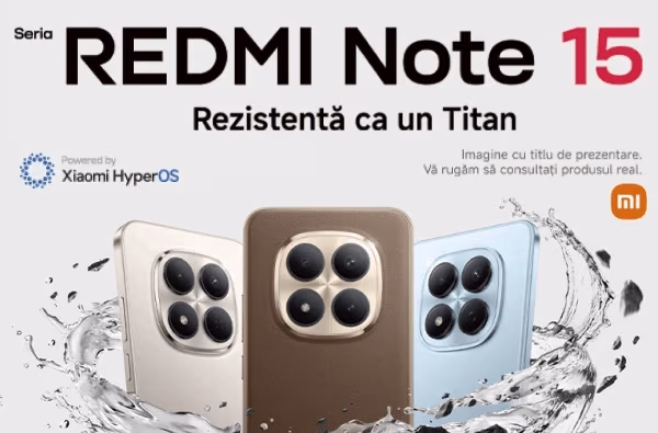 Xiaomi Redmi Note 15 în stoc: marea premieră a anului 2026 la Bomba
