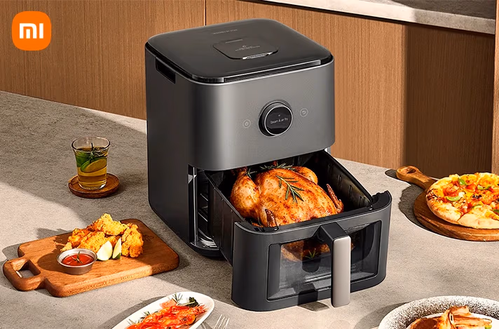 Xiaomi Mijia Smart Steam Air Fryer 7L: аэрогриль, который умеет даже су-вид
