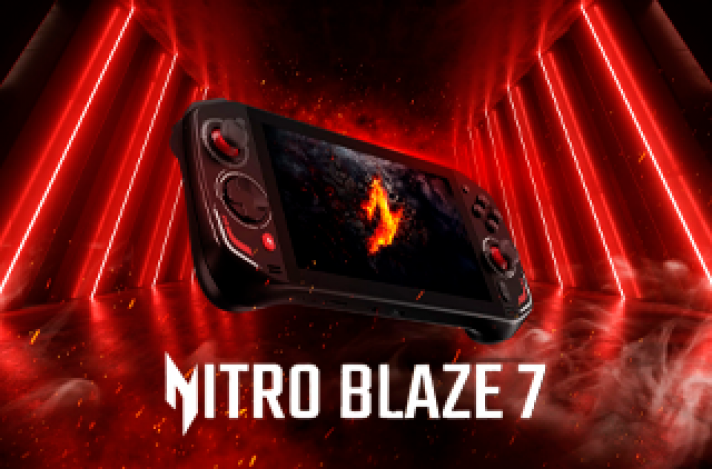 Acer a anunțat lansarea consolei portabile Nitro Blaze 7