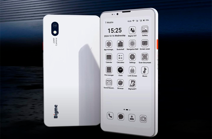 Смартфон с E-Ink дисплеем - больше никаких артефактов