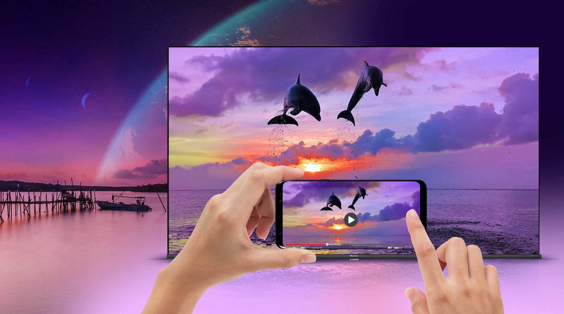 Televizor QLED Hisense 43E7KQ block specification img 11