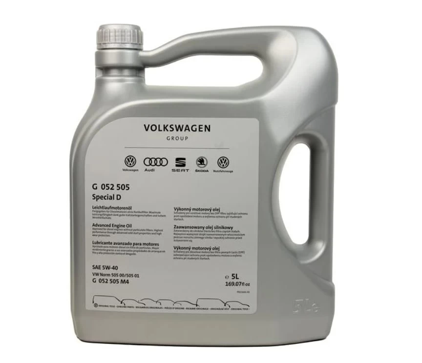 Моторное масло VAG 5W40 Special D block specification img 2