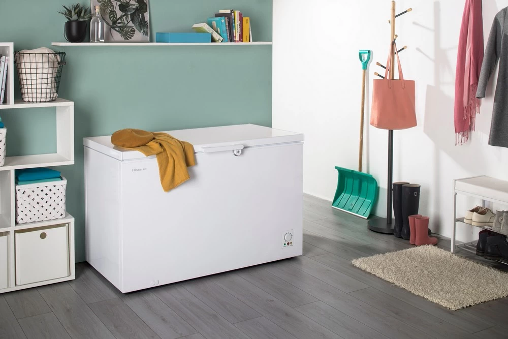 Морозильный ларь Hisense FT237D4BW21, 182 л, 84.2 см, E, Белый  block specification img 2