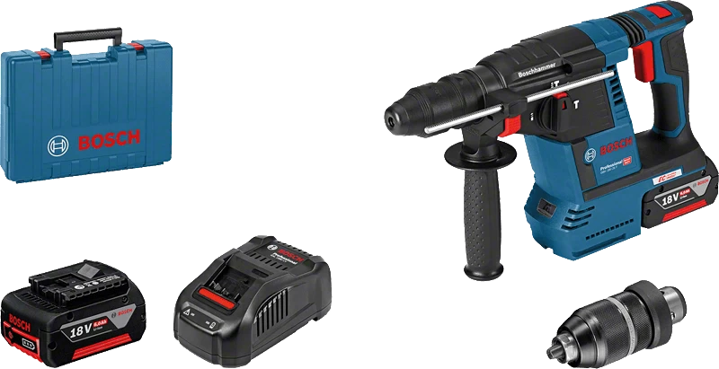 Ciocan rotopercutor Bosch GBH 18V-26F 2x6.0AH, 0611910003 block specification img 1