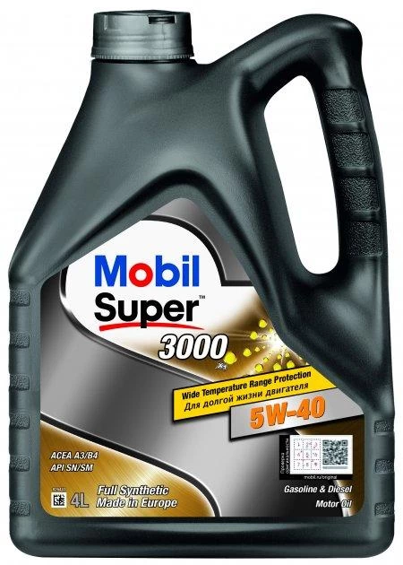 Моторное масло Mobil Super 3000 5W-40 block specification img 1
