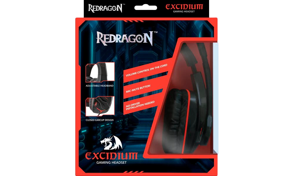 Наушники проводные ReDragon EXCIDIUM block specification img 2