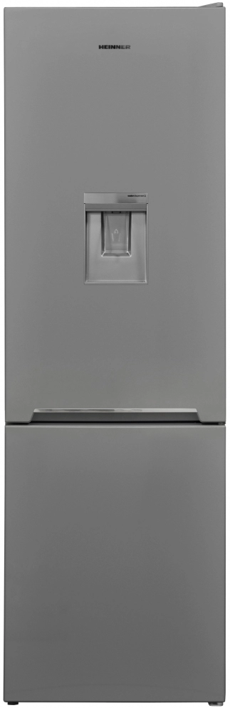 Холодильник с нижней морозильной камерой Heinner HCV270SWDE++, 268 л, 170 см, E, Серебристый