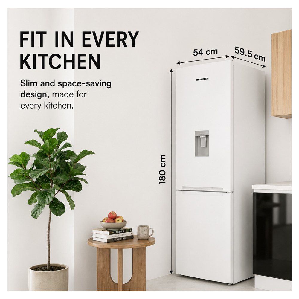 Frigider cu doua usi Heinner HCV288WDE++ / 288 l / 180 cm / E / Alb photo 10