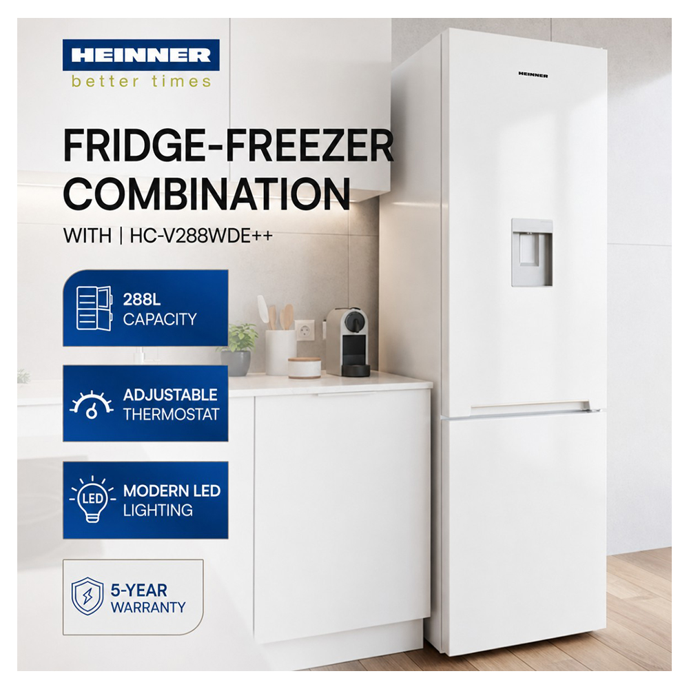 Frigider cu doua usi Heinner HCV288WDE++ / 288 l / 180 cm / E / Alb photo 6