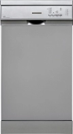 Посудомоечная машина  Heinner HDWFS4552DSE++, 10 комплектов, 5программы, 44.8 см, E, Серебристый