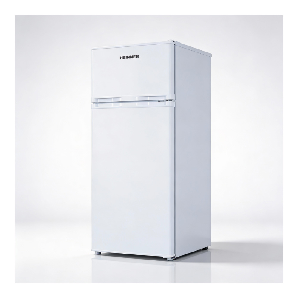 Frigider cu doua usi Heinner HFH2206E++ / 206 l / 143 cm / E / Alb photo 3