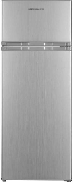 Frigider cu doua usi Heinner HFH2206SE++ / 206 l / 143 cm / E / Gri photo 1 Frigider cu doua usi Heinner HFH2206SE++ / 206 l / 143 cm / E / Gri photo 1