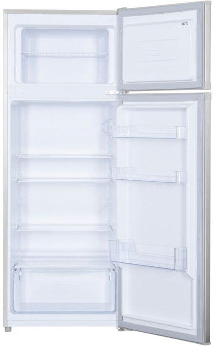 Frigider cu doua usi Heinner HFH2206SE++ / 206 l / 143 cm / E / Gri photo 2