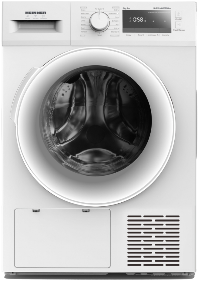 Сушильная машина Heinner HHPDM8G3PDA++ / 8 кг / A++ / Белый photo 1 Сушильная машина Heinner HHPDM8G3PDA++ / 8 кг / A++ / Белый photo 1