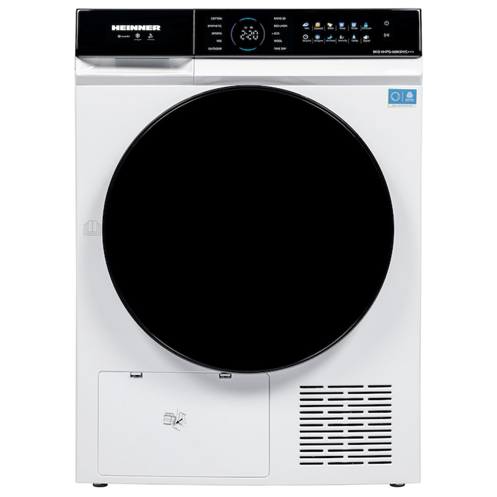 Сушильная машина Heinner HHPD-M9K5IVC+++ / 9 кг / C / Белый photo 1