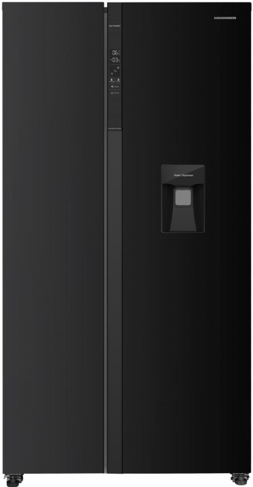 Frigider Side-by-Side Heinner HSBS-HM529NFBKWDE++ / 529 l / 177 cm / E / Negru photo 1