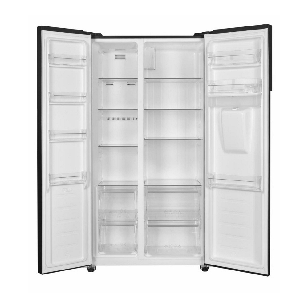 Frigider Side-by-Side Heinner HSBS-H439NFBKWDE++ / 439 l / 177 cm / E / Negru photo 3
