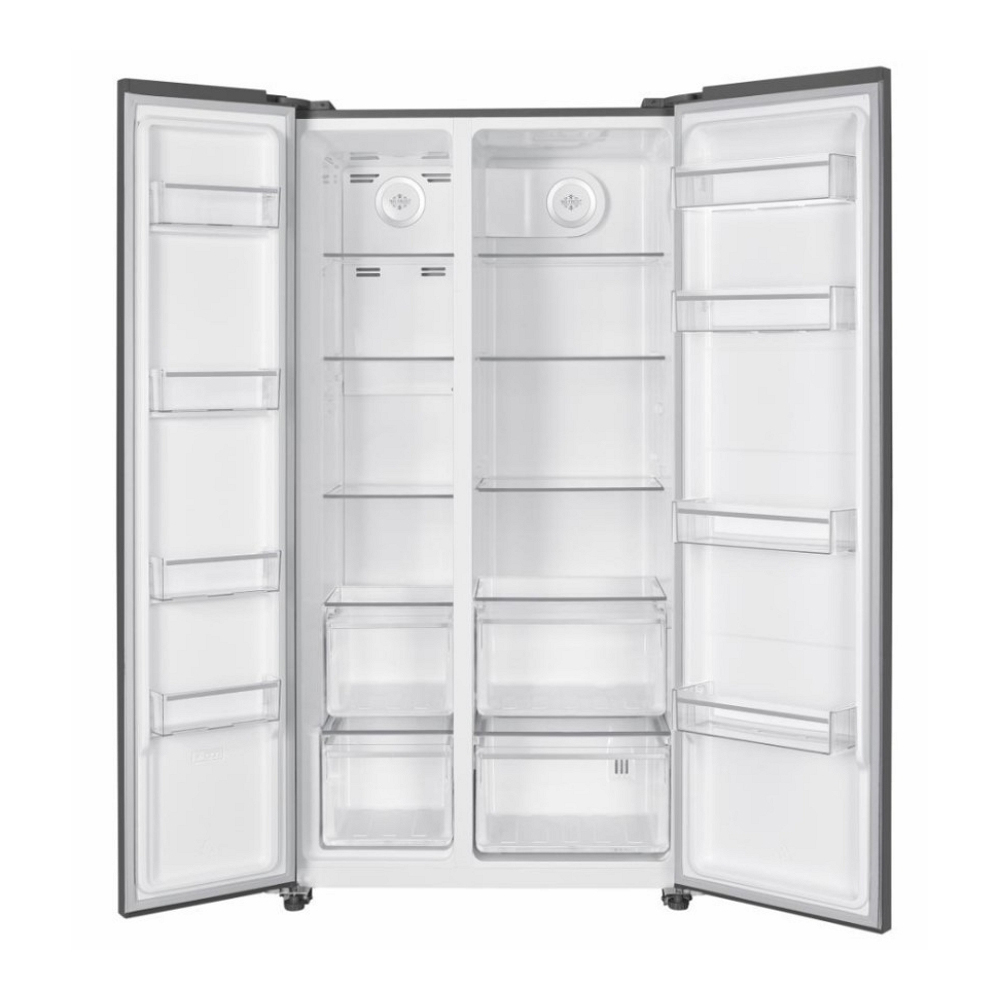Frigider Side-by-Side Heinner HSBS-HM532NFGWHE++ / 532 l / 177 cm / E / Alb photo 2