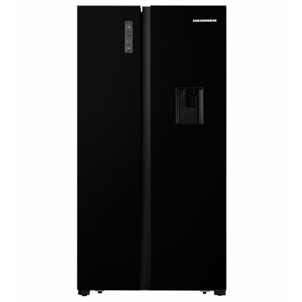 Frigider Side-by-Side Heinner HSBS-HS519NFBKWDE++ / 519 l / 178.6 cm / E / Negru photo 1 Frigider Side-by-Side Heinner HSBS-HS519NFBKWDE++ / 519 l / 178.6 cm / E / Negru photo 1