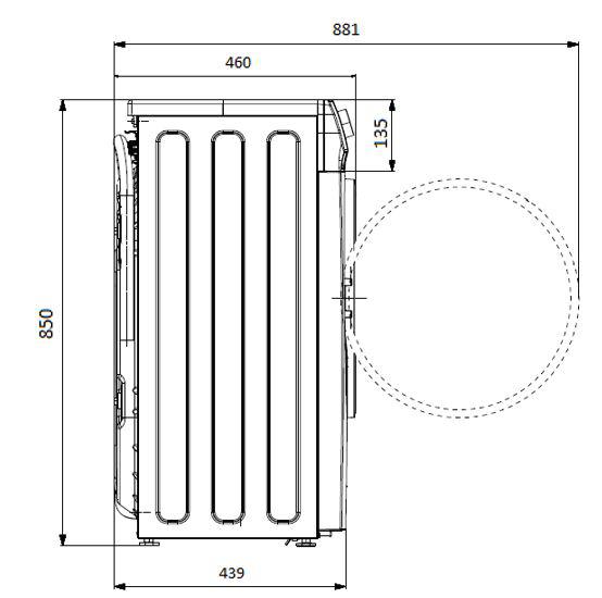 Стиральная машина Heinner HWM-H6010E++ 6 кг / 1000 об/мин / E / Белый photo 5