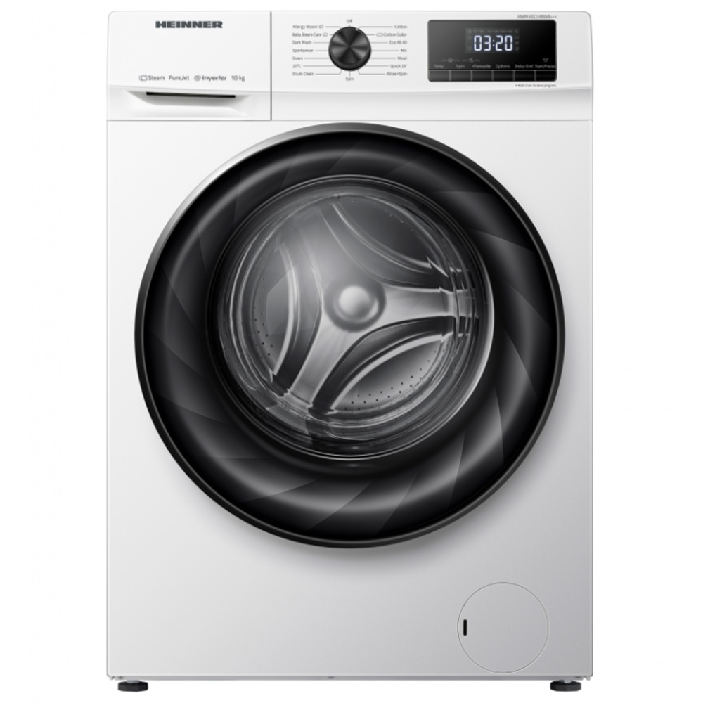 Стиральная машина Heinner HWM-H10141NVA+++ 10 кг / 1400 об/мин / A / Белый photo 1 Стиральная машина Heinner HWM-H10141NVA+++ 10 кг / 1400 об/мин / A / Белый photo 1