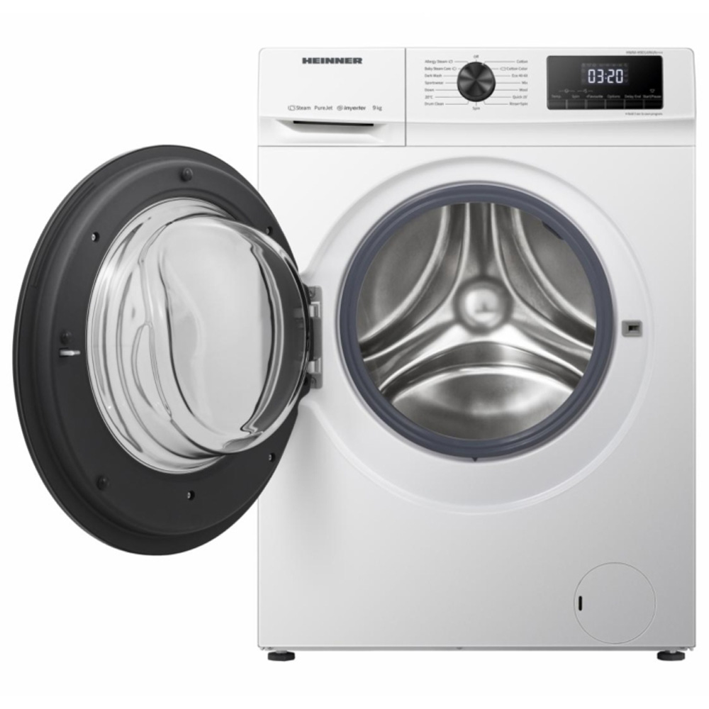 Masina de spalat Heinner HWM-H9014INVA+++ 9 kg / 1400 rot/min / A / Alb photo 2