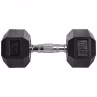 Gantera 10 kg SILAPRO Hexagonal dumbbell 10 kg
